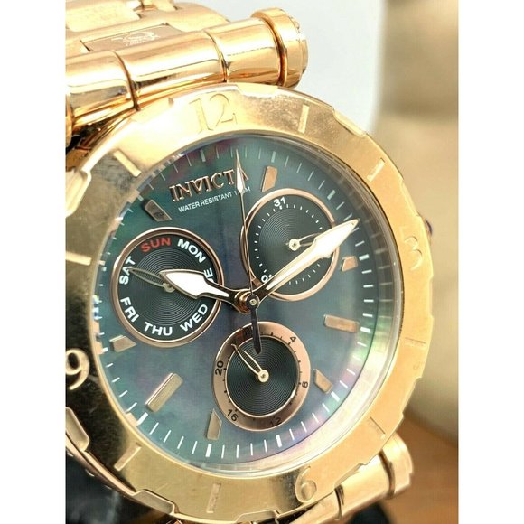 Invicta Women's Watch 24429 Subaqua Rose Gold Tone Stainless Quartz MOP Dial - Picture 10 of 11